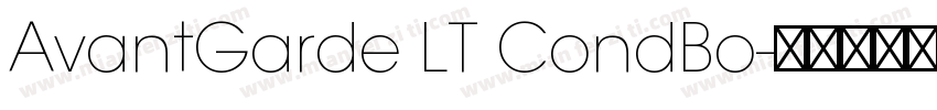 AvantGarde LT CondBo字体转换